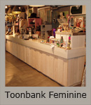 Toonbank voor kledingwinkel Feminine